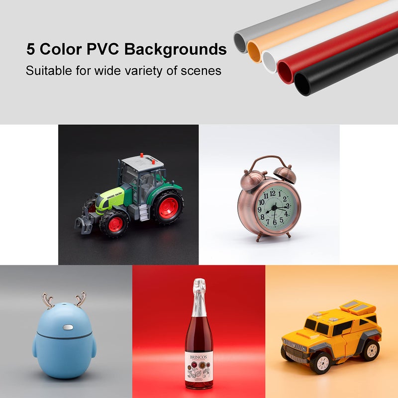 Finnhomy Professional Portable Photo Studio Photo Light Studio Photo Tent Light Box Table Top Photography Shooting Tent Box Lighting Kit, 16" x 16" Cube - Image 2